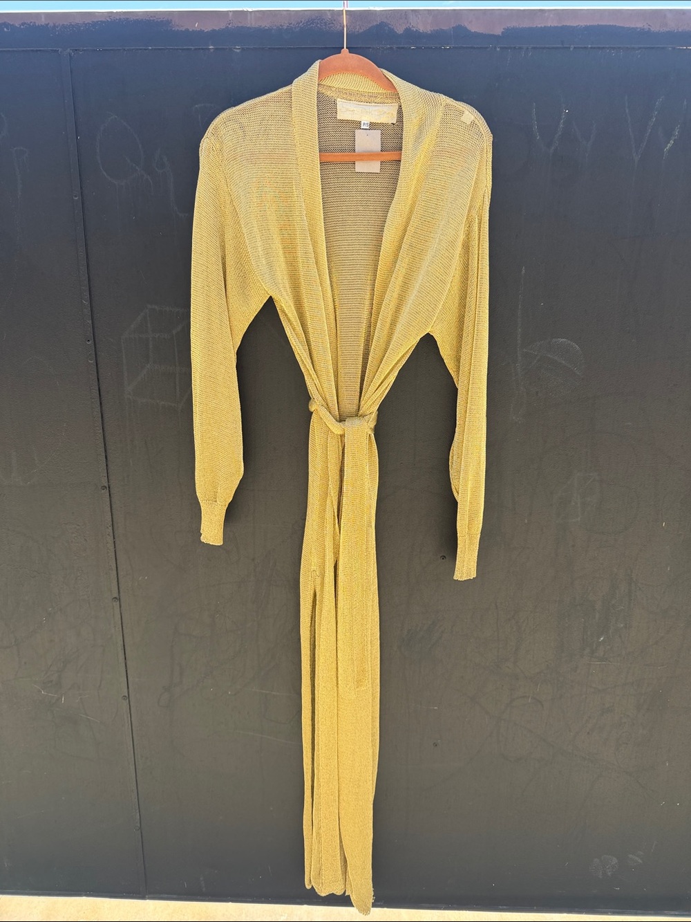 Jen's Pirate Booty gold metallic kimono robe